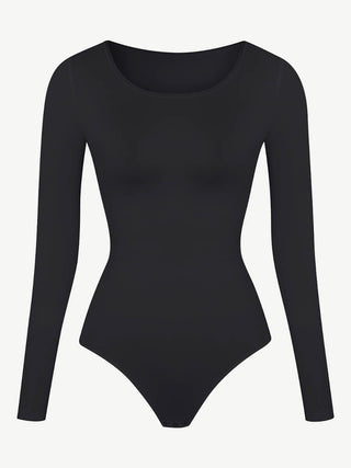 Daisy Seamless Bodysuit Long Sleeve Slim Corset Shapewear Bodysuit