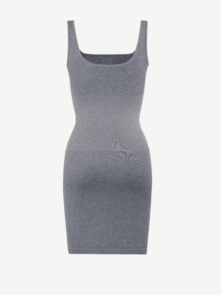 Nala Square-Neck Snatched Shapewear Dress