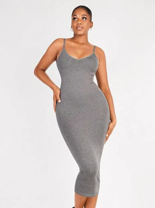 Lilly V-Neck Snatched Shapewear Dress