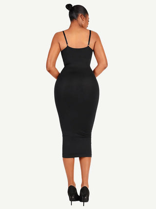 Lilly V-Neck Snatched Shapewear Dress