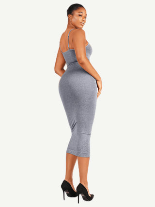 Lilly V-Neck Snatched Shapewear Dress