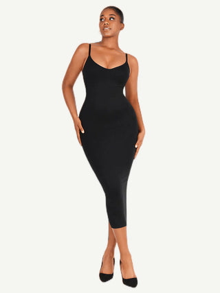 Lilly V-Neck Snatched Shapewear Dress