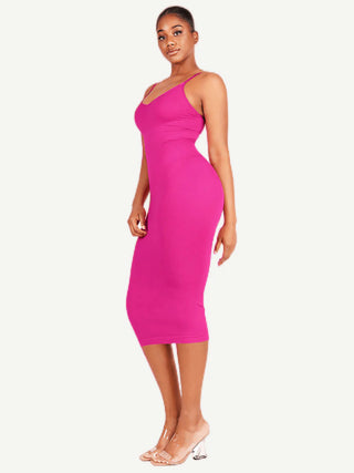 Lilly V-Neck Snatched Shapewear Dress