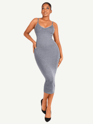 Lilly V-Neck Snatched Shapewear Dress