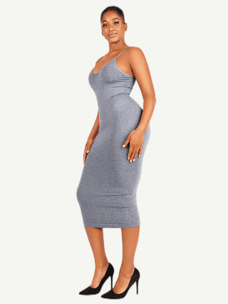 Lilly V-Neck Snatched Shapewear Dress