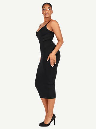 Lilly V-Neck Snatched Shapewear Dress