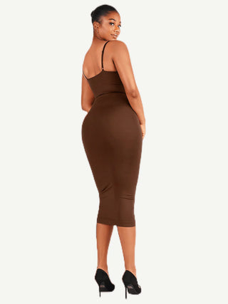 Lilly V-Neck Snatched Shapewear Dress