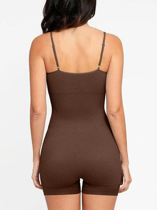 Samantha Seamless Ribbed Tank Shapewear Romper