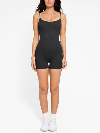 Samantha Seamless Ribbed Tank Shapewear Romper