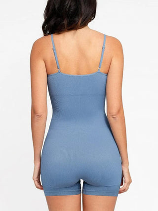 Samantha Seamless Ribbed Tank Shapewear Romper