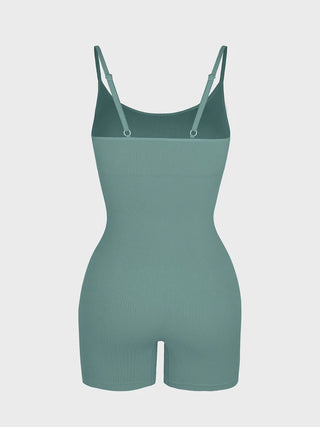 Samantha Seamless Ribbed Tank Shapewear Romper