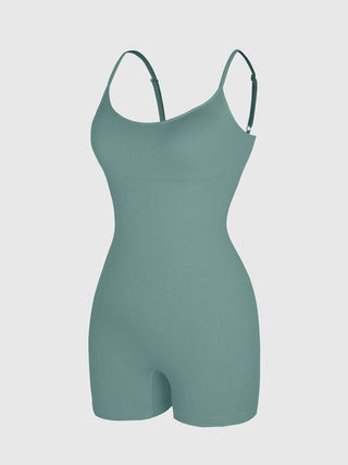 Samantha Seamless Ribbed Tank Shapewear Romper