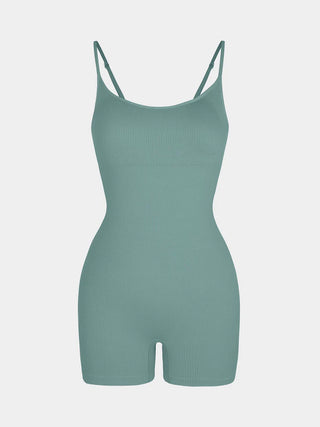 Samantha Seamless Ribbed Tank Shapewear Romper