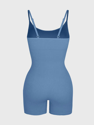 Samantha Seamless Ribbed Tank Shapewear Romper