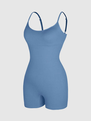 Samantha Seamless Ribbed Tank Shapewear Romper