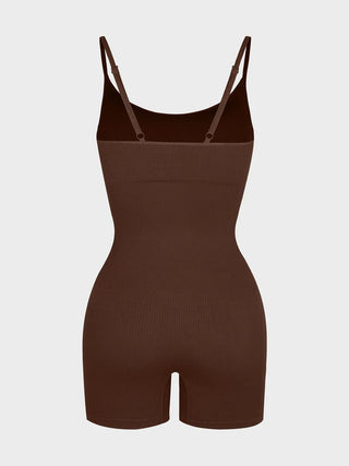 Samantha Seamless Ribbed Tank Shapewear Romper