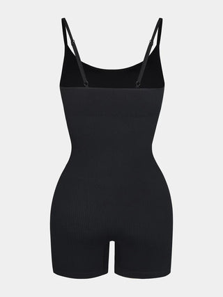 Samantha Seamless Ribbed Tank Shapewear Romper