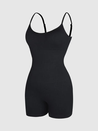 Samantha Seamless Ribbed Tank Shapewear Romper