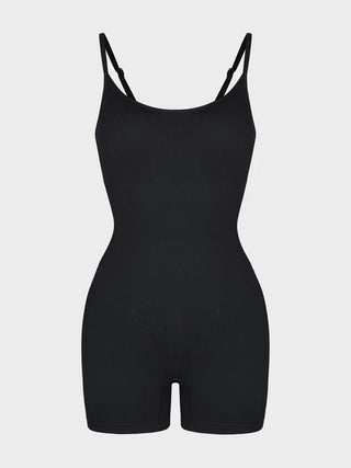 Samantha Seamless Ribbed Tank Shapewear Romper