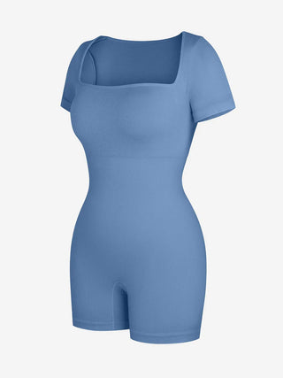 Serena Seamless Ribbed Active Shapewear Romper