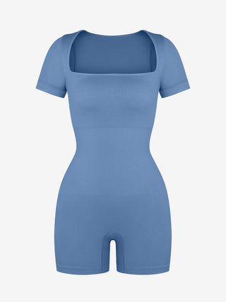 Serena Seamless Ribbed Active Shapewear Romper