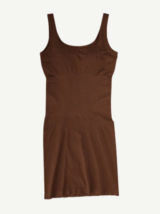 Nala Square-Neck Snatched Shapewear Dress