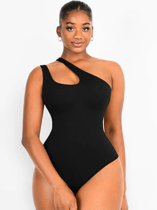 Kelly One-Shoulder Shapewear Bodysuit