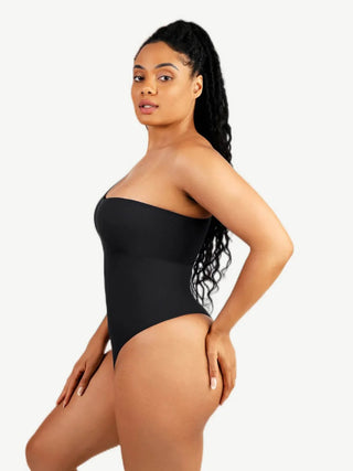 One-Shoulder Waist Sculpting Tummy Control Body Bodysuit