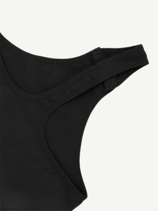 One-Shoulder Waist Sculpting Tummy Control Body Bodysuit