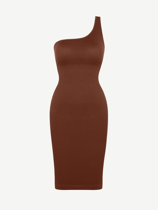 Zara One-Shoulder Waist Trimming Dress