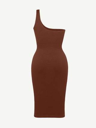 Zara One-Shoulder Waist Trimming Dress