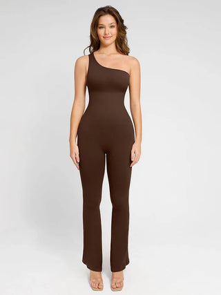 Vanessa Seamless One-Shoulder Shaping Jumpsuit