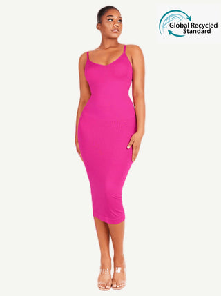 Lilly V-Neck Snatched Shapewear Dress