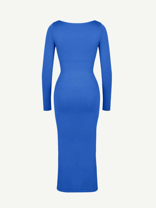 Elena Seamless High Slit Shaping Dress