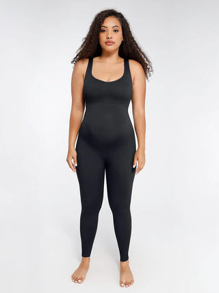 Victoria Back Lifting Abdominal Support Maternity Catsuit